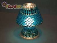 Blue Glass Lamp