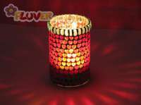 Heart Patterned Candle Lamp