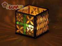 Small Cube Shaped Candle Lamp