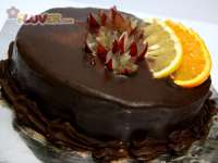 Chocolate Almond Rum Cake